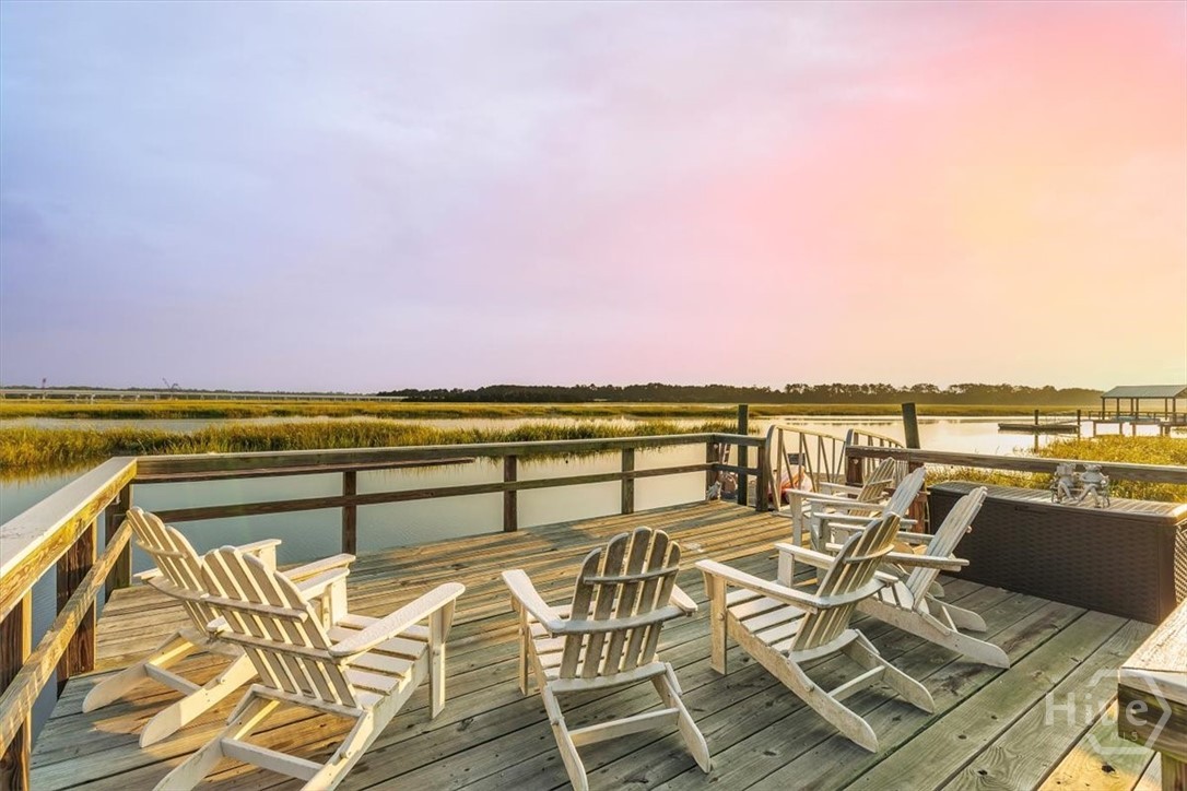 Enjoy sunrise and sunset from your own private dock.