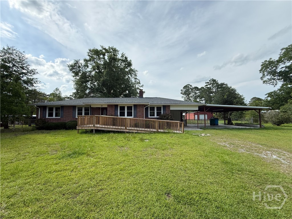 Are you ready for a 1950's vintage charmer that needs a little lipstick to be beautiful again?  If so, this is the one for you.  With newer windows, HVAC and roof, a lot of the heavy lifting has already been done.  Original hardwoods are in the hallway and the 3 bedrooms.  The hall bath has orginal tile which is certainly worth the save if that's your style. The bathroom in the primary bedroom has been refreshed in the last few years and has a walk in shower.   A true traditional 50's floor plan offers a kitchen (of course wink, wink) a spacious living/dining combination PLUS a den that overlooks a really wonderful back yard. But if vintage isn't your vibe, she lends herself to lots of potential to make her your own. What makes the yard so wonderful you ask?  Well in addition to being HUGE (.86 acre) it's fully fenced AND has a huge workshop with a roll up door and electric.  ANYBODY that has a hobby, wants to have a hobby or just wants to have extra storage will aboslutely LOVE this space. Property is being sold "as is."