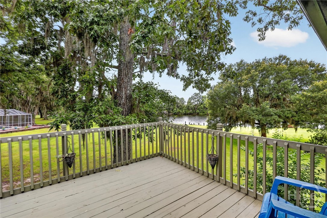 Apartment Balcony overlooking the lake