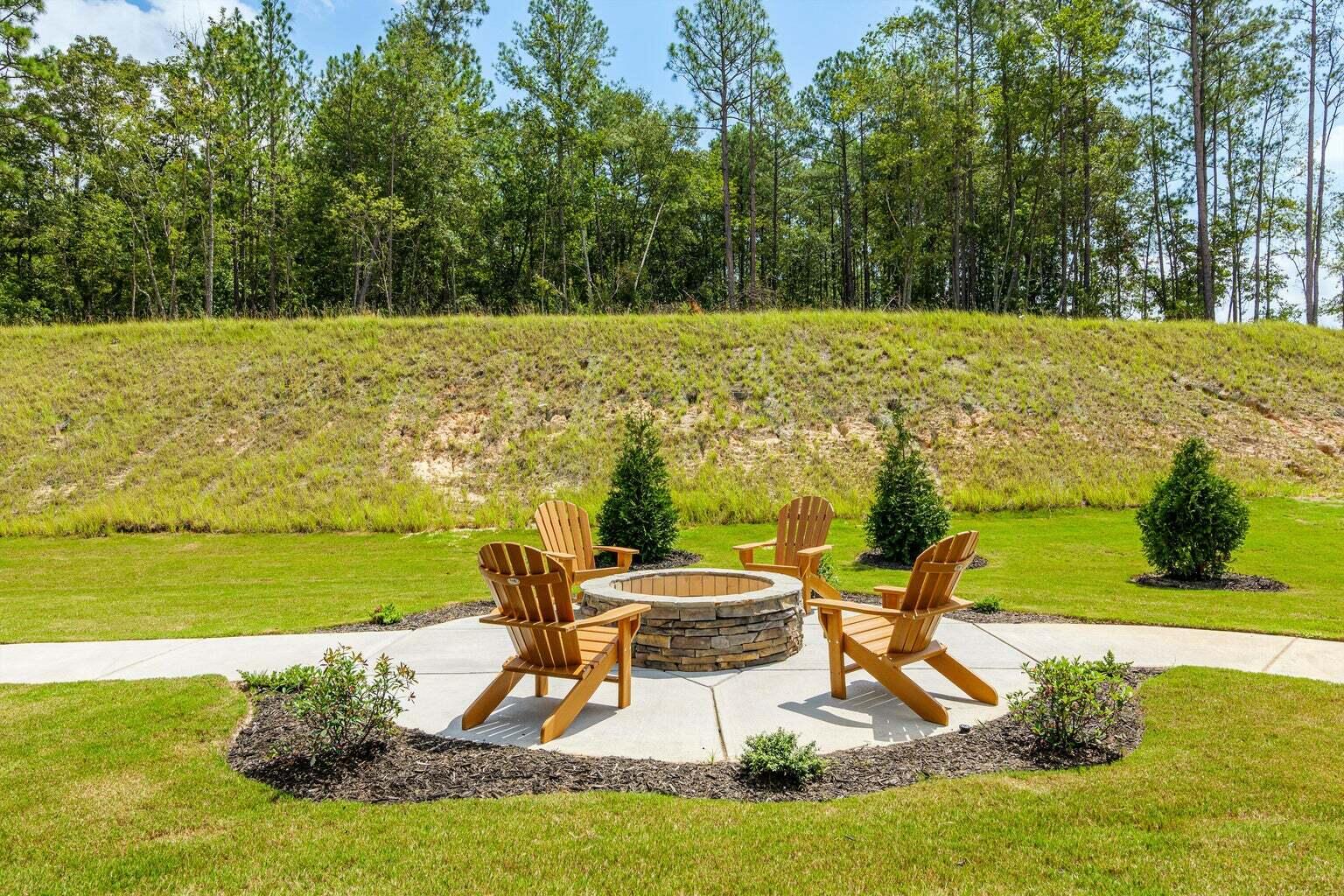 Clearwater Preserve pavilion firepit