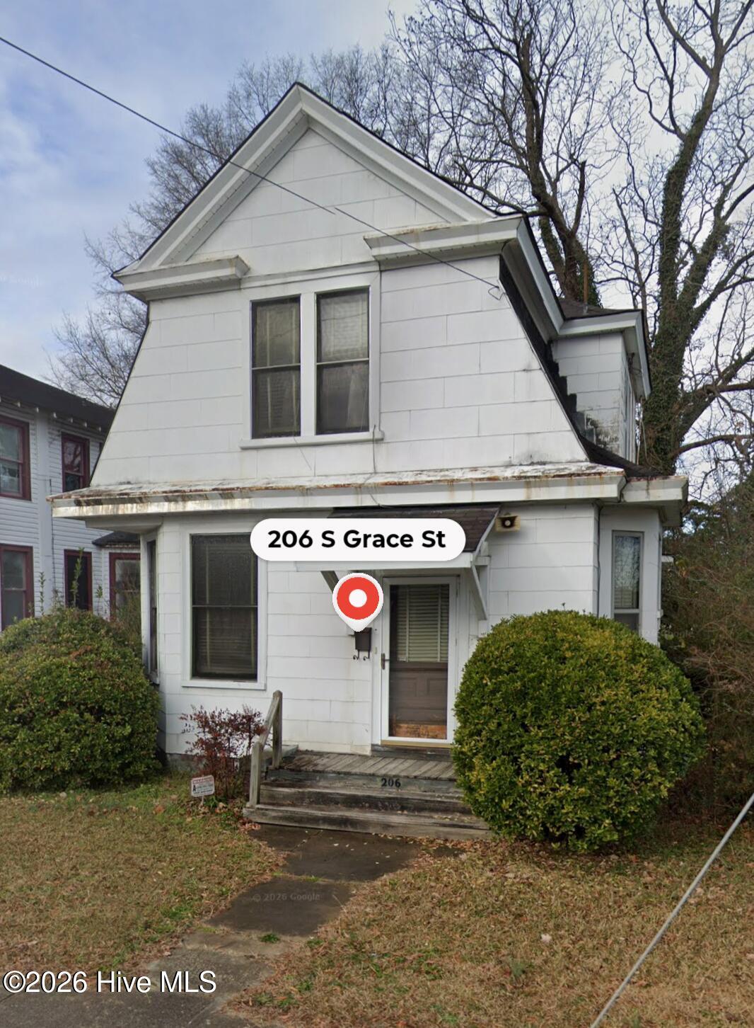 Exterior photo of 206 S Grace Street, Rocky Mount, NC 27804. MLS: 100603713