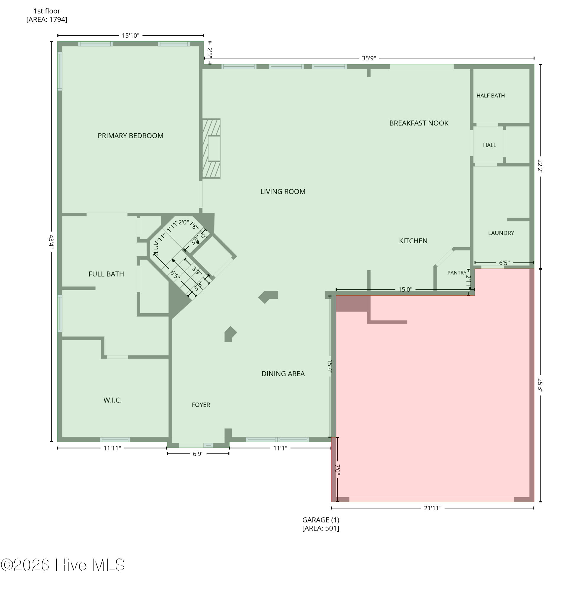 Exterior photo of 447 Oldtowne Street, Jacksonville, NC 28546. MLS: 100580558