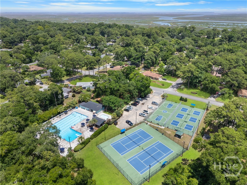 community pool, tennis and pickle ball