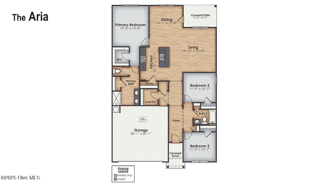 263 Red Vineyard Way Lot 17, Jacksonville, NC 28546 – photo 3: Aria EXP_Floorplan