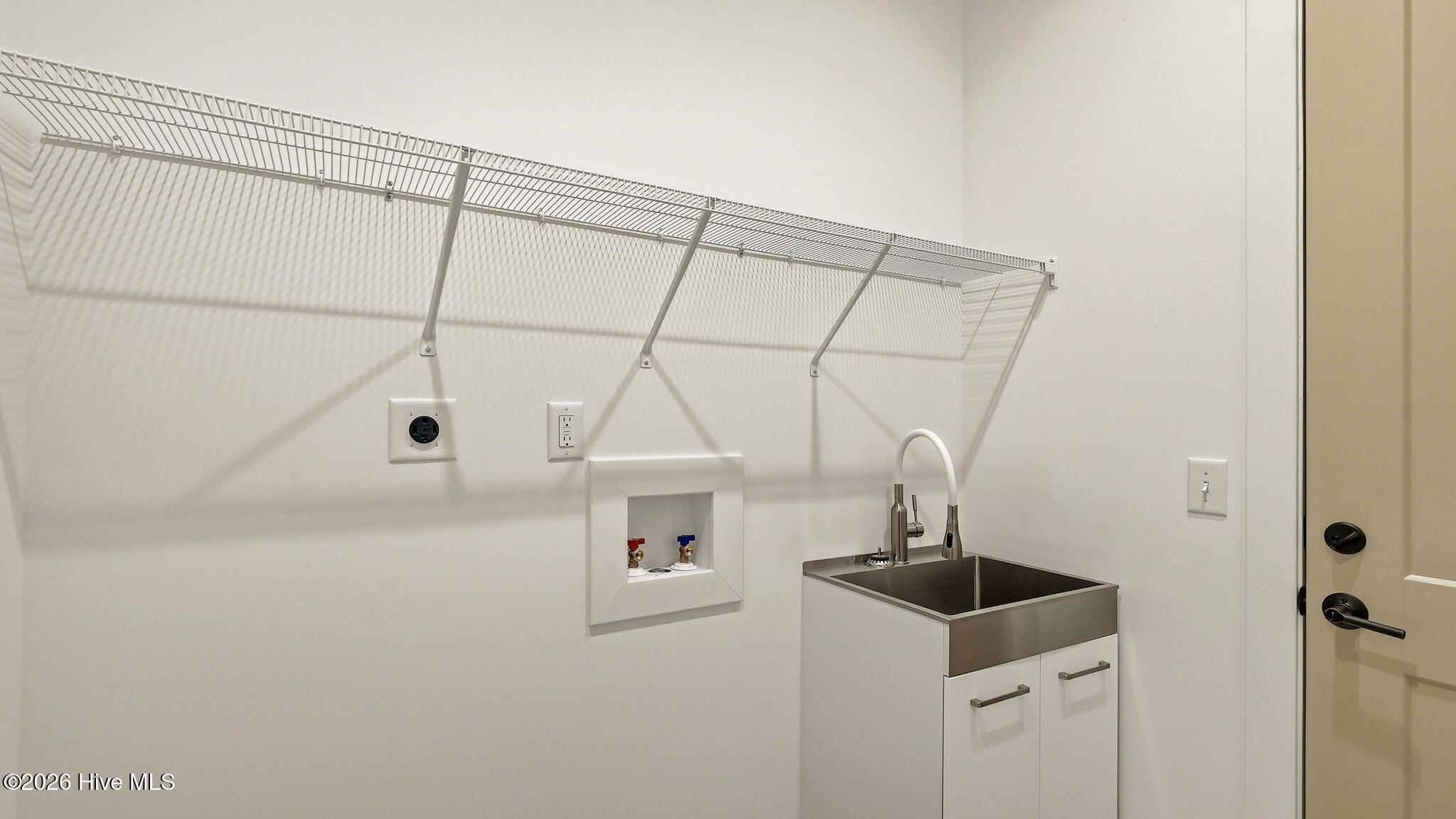 Mudroom with sink