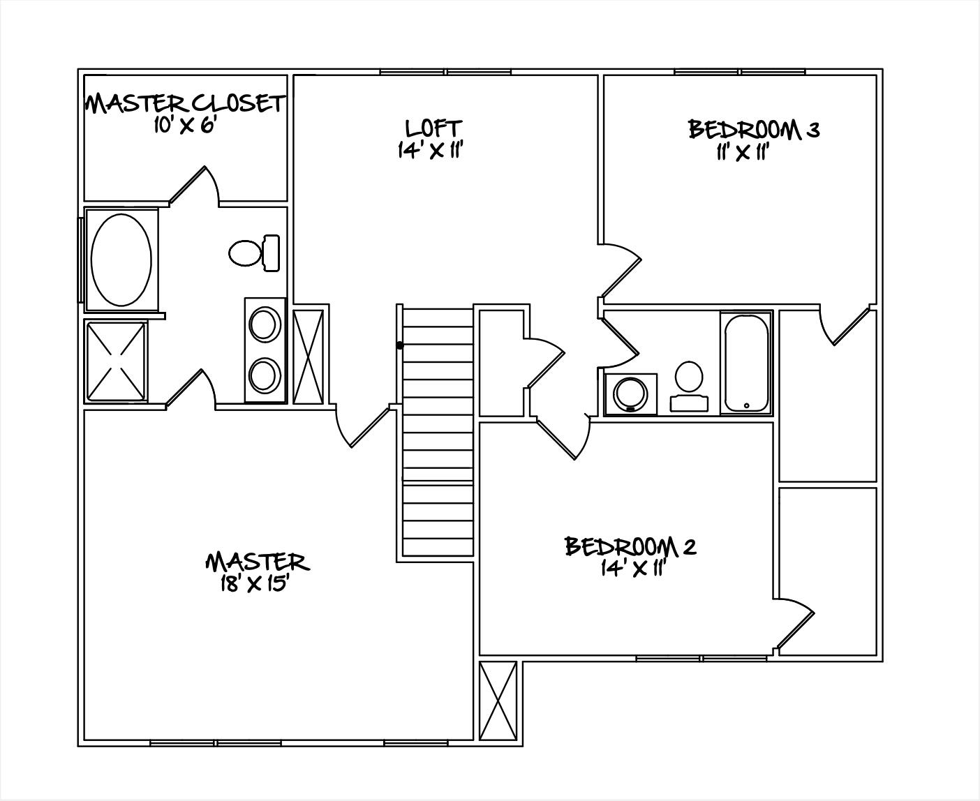 Amberly 2nd floor plan