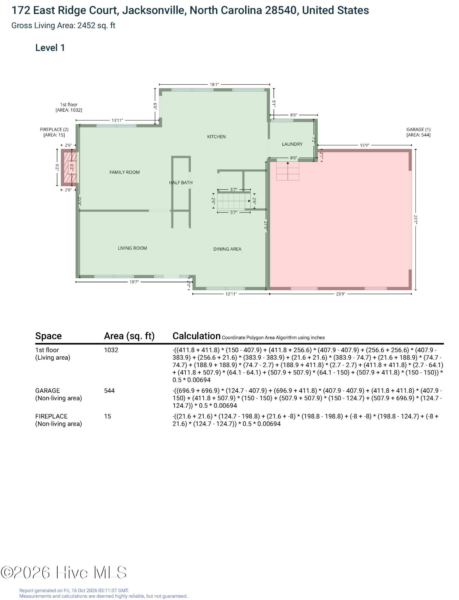 Exterior photo of 172 E Ridge Court, Jacksonville, NC 28540. MLS: 100610931