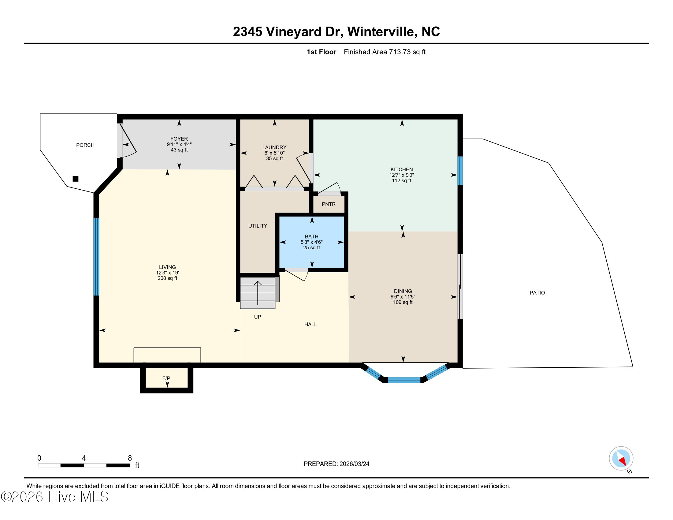 Townhouse For Sale - 2345 Vineyard Drive #E-10<br/> Pitt County, Winterville, NC 28590