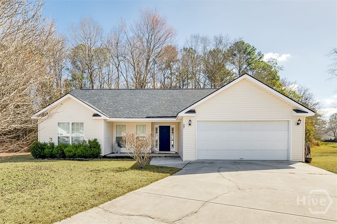 Tucked Away on a Quiet Cul-De-Sac, This Charming 3-Bedroom, 2-Bath Home Offers the Perfect Blend of Privacy and Style, Enjoy Peacefulness with a Wooded Area Directly Behind the House - No Neighbors, Inside, you'll Love the Sleek Black Stainless Steel Kitchen Appliances with Matching Cabinet Fronts for a Nice sleek Modern Look, Complete with Quartz Countertops. This Split Open Floorplan Makes it Easy to Entertain or Relax at Home.