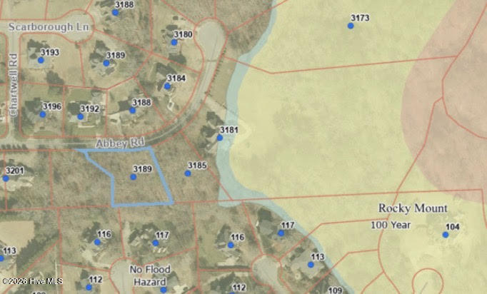 Abbey NCWC flood map