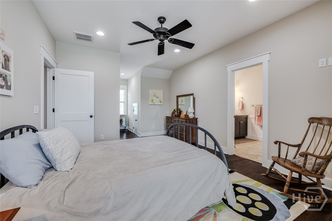 Bedroom 4 with dormer nook and storage
