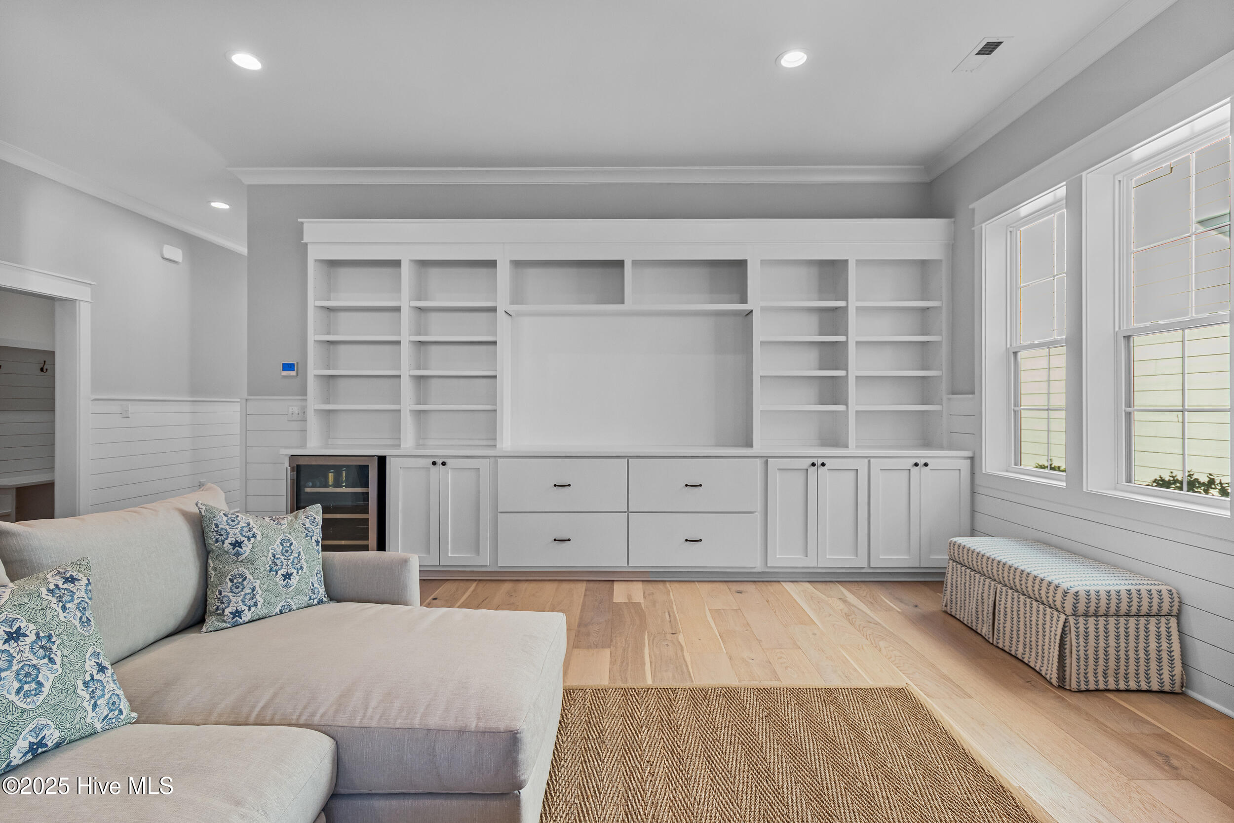 Living room built-ins