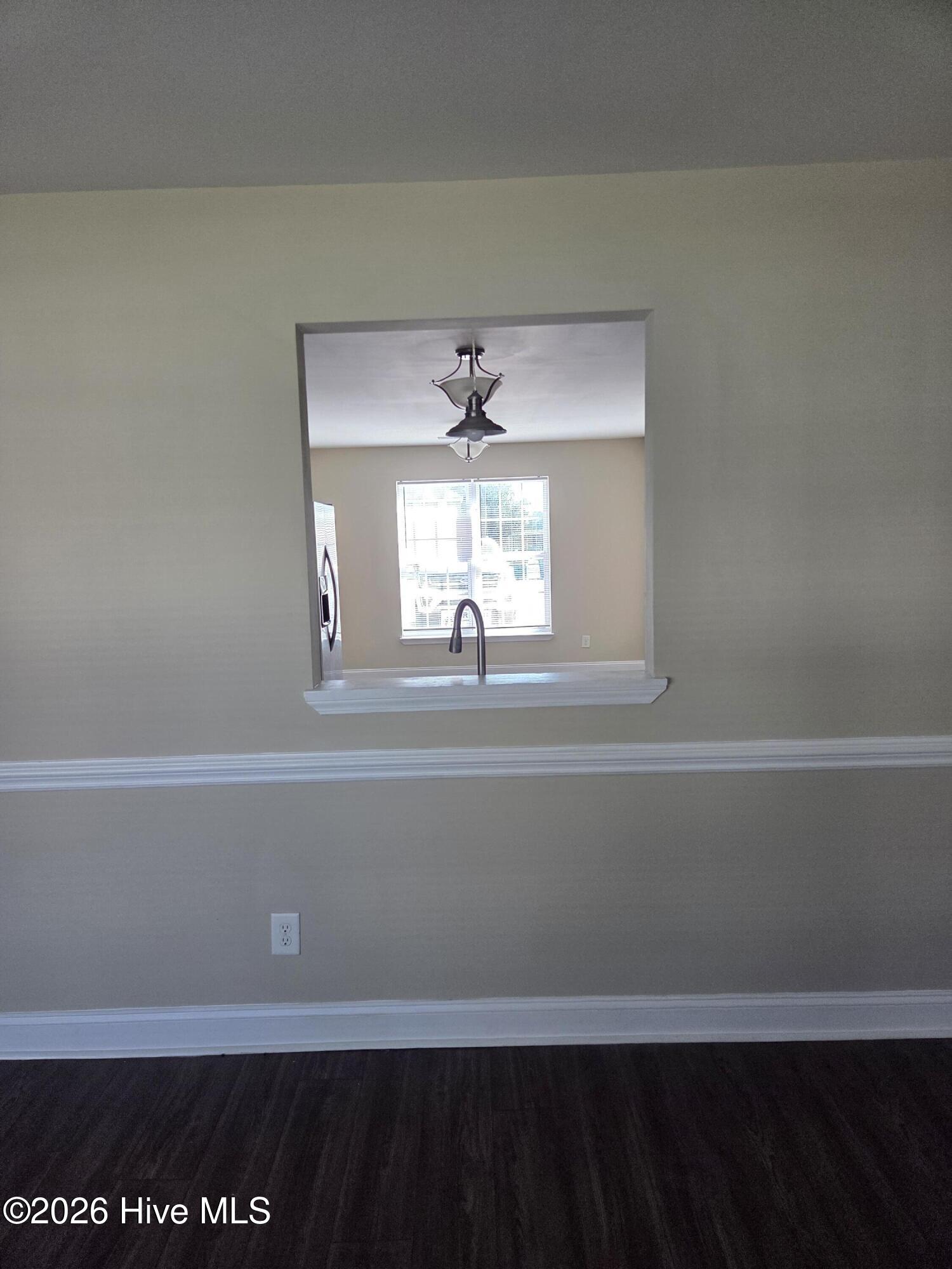 Living Area into Kitchen