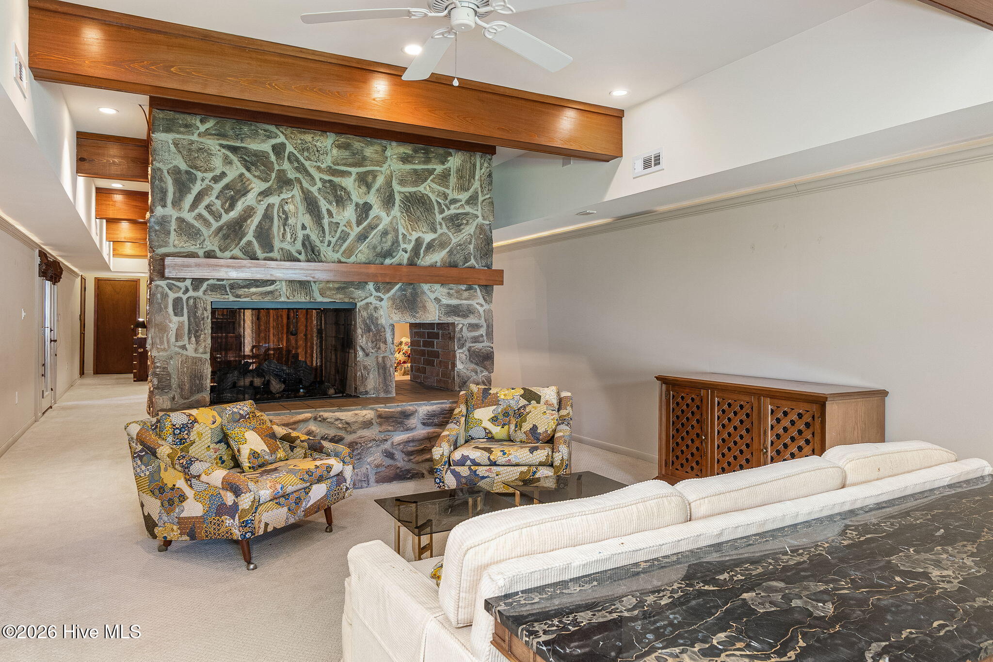 Lower Level 2nd half facing fireplace