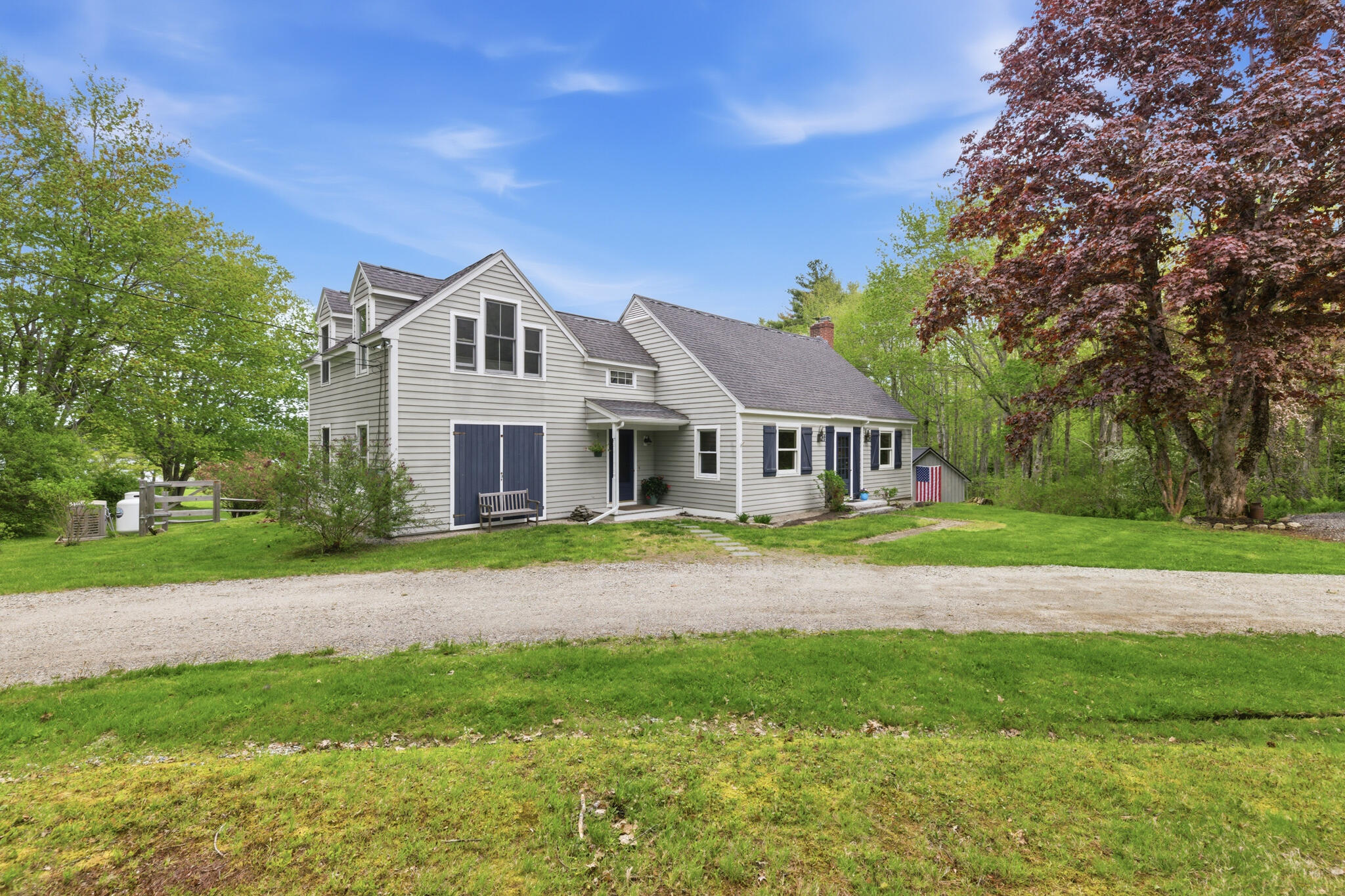 124 Phipps Point Road, Woolwich, ME 04579 Front gets afternoon sun