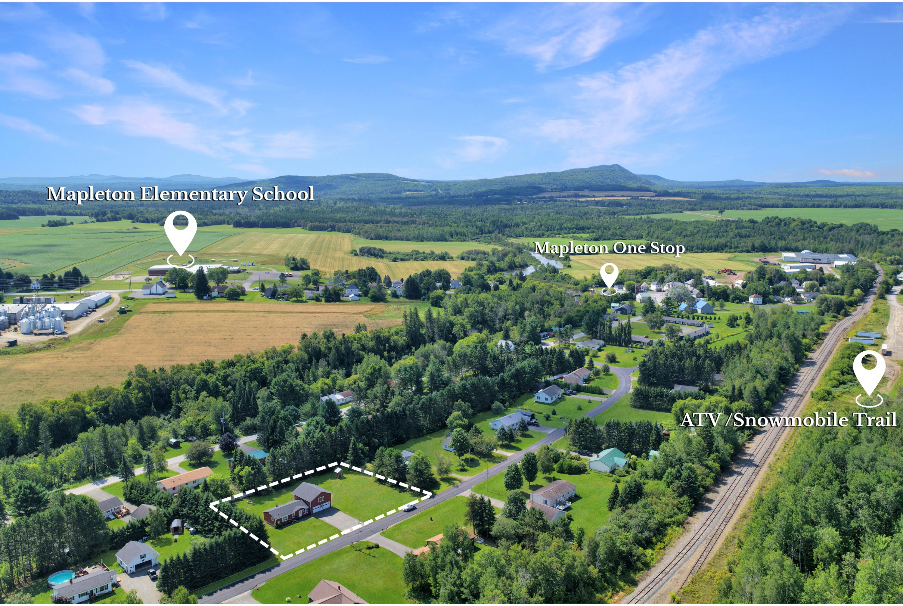 43 Fords Lane, Mapleton, ME 04757 43 Fords Lane Aerial