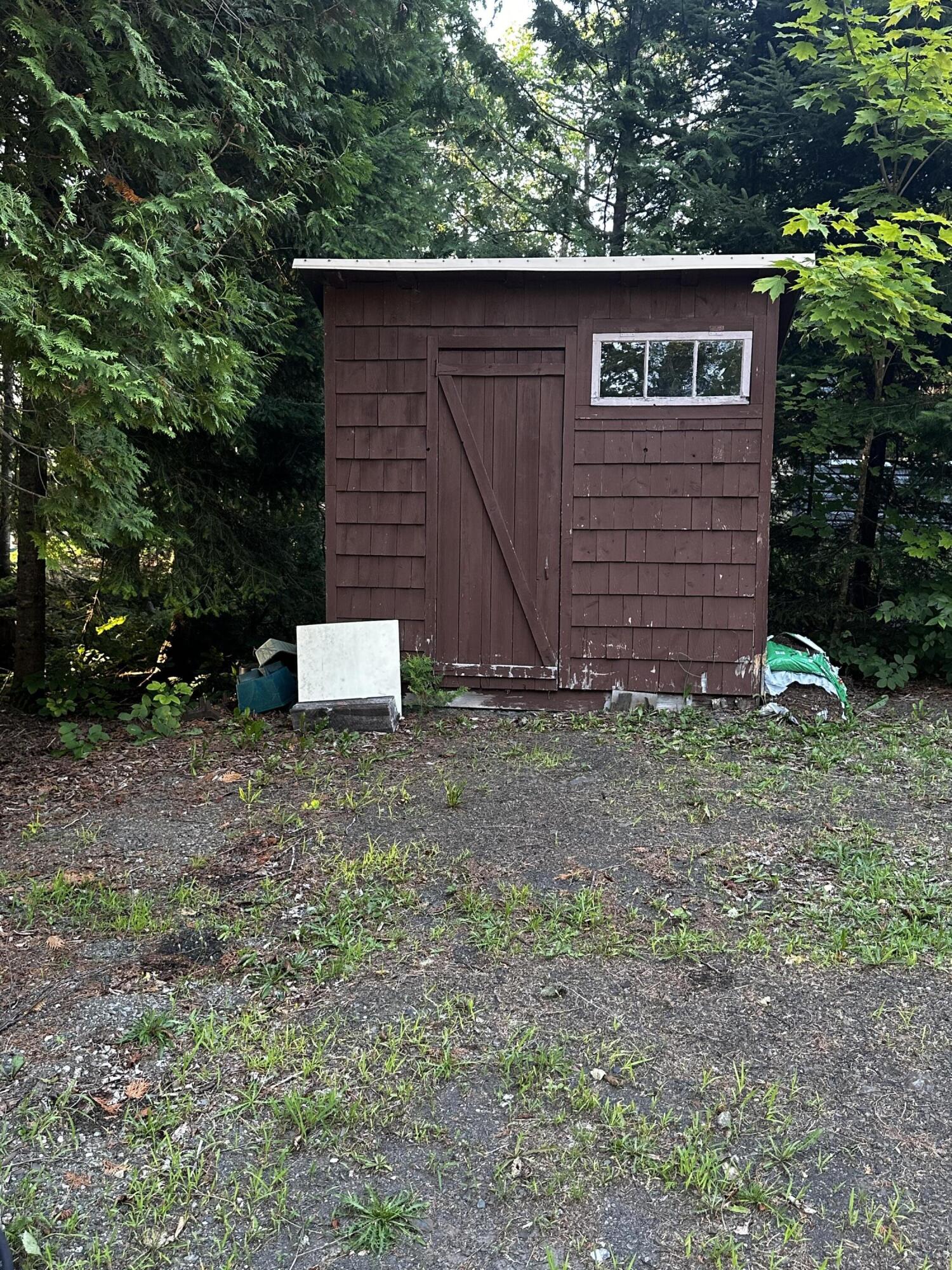 531 E Cottage Road, Portage Lake, ME 04768 shed