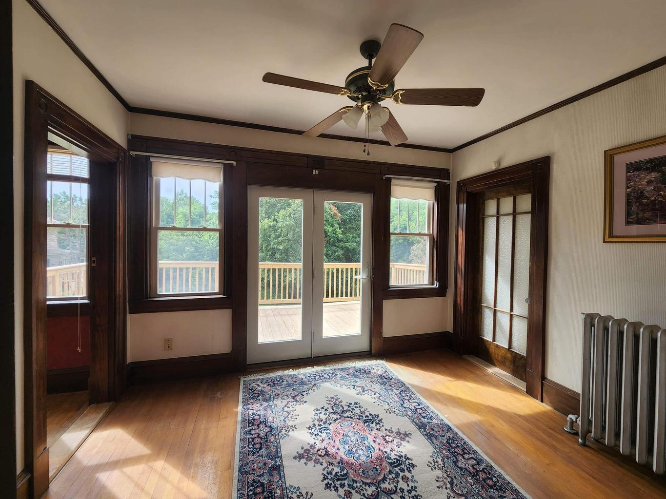 2nd floor room/office with door to deck