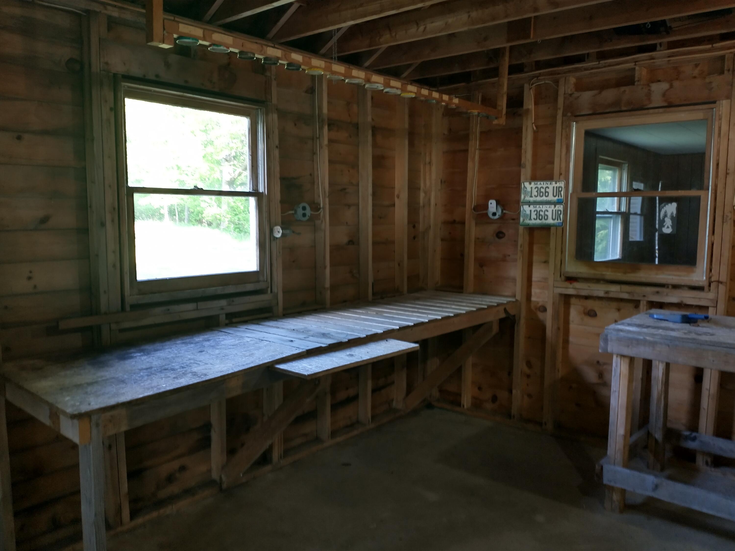 57 Carter Woods, Bradley, ME 04411 Workspaces in main garage