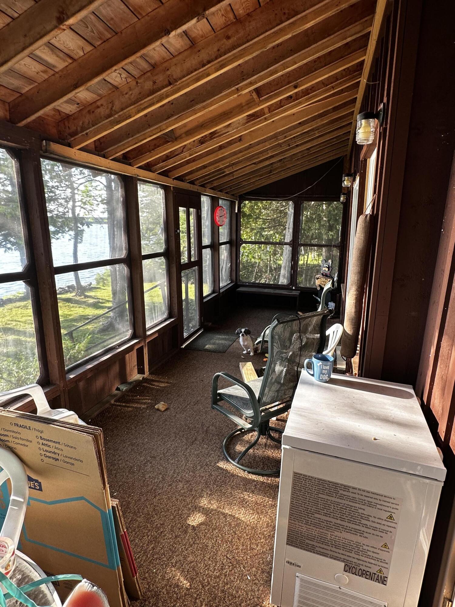531 E Cottage Road, Portage Lake, ME 04768 front porch