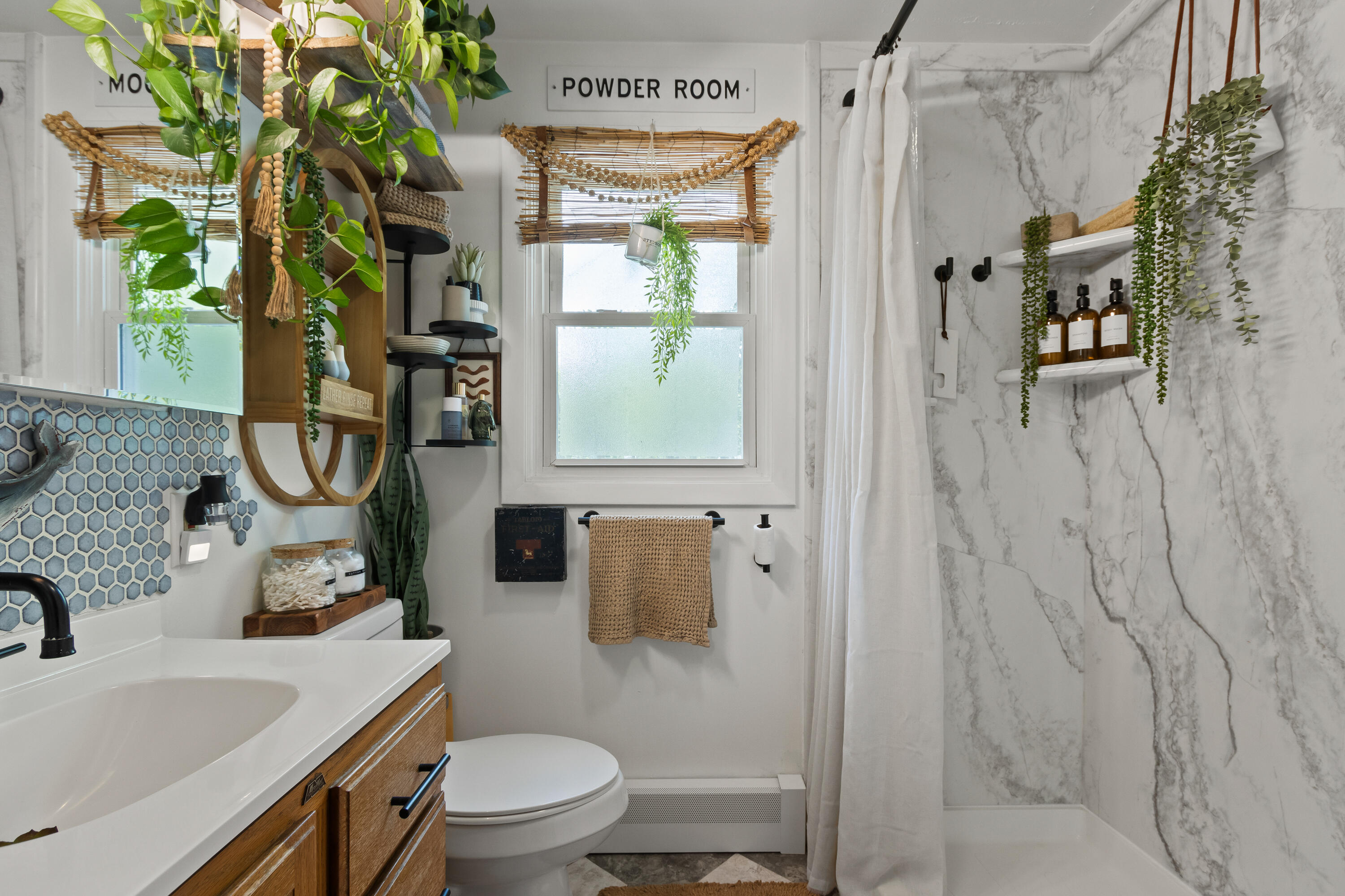 New Bathroom with Low Barrier Shower