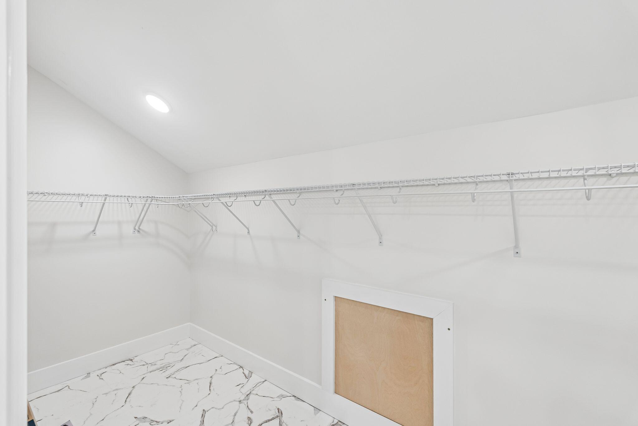 Second walk-in closet