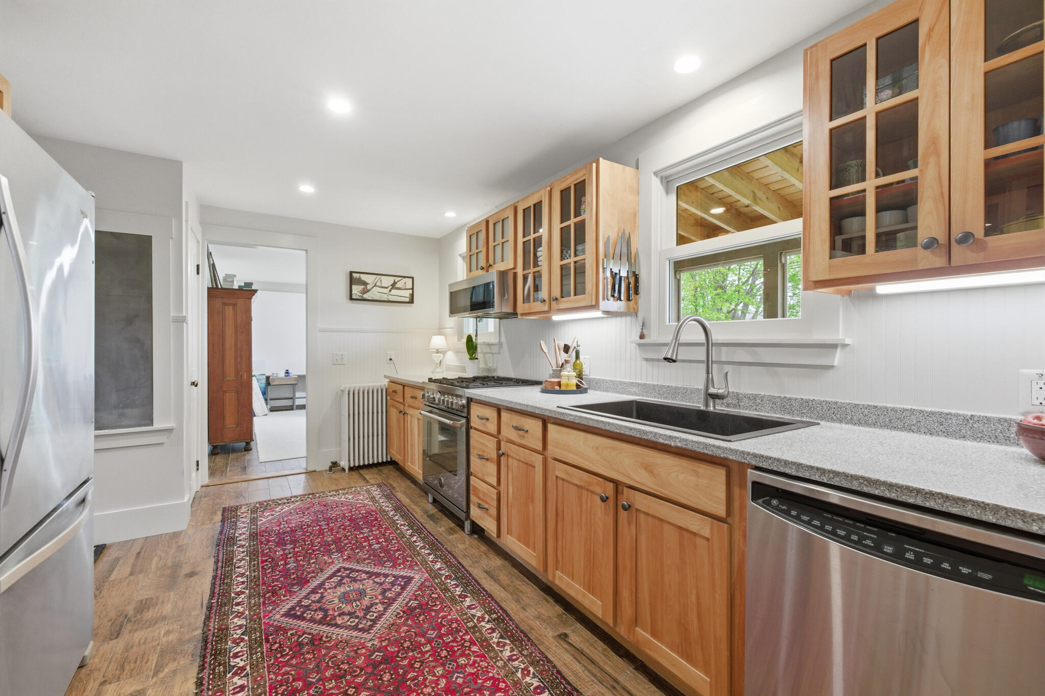124 Phipps Point Road, Woolwich, ME 04579 Kitchen with a view