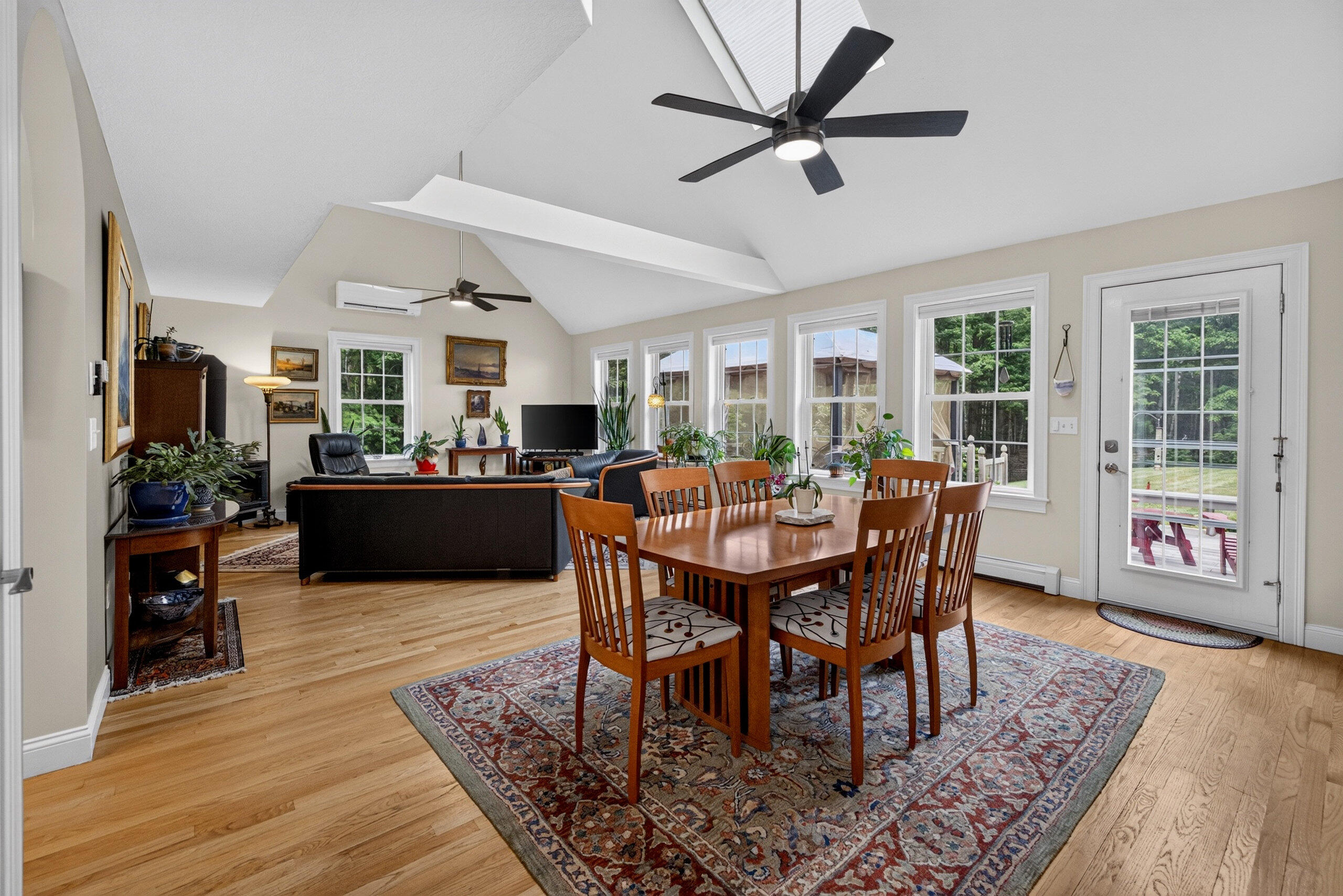 Dining and living room