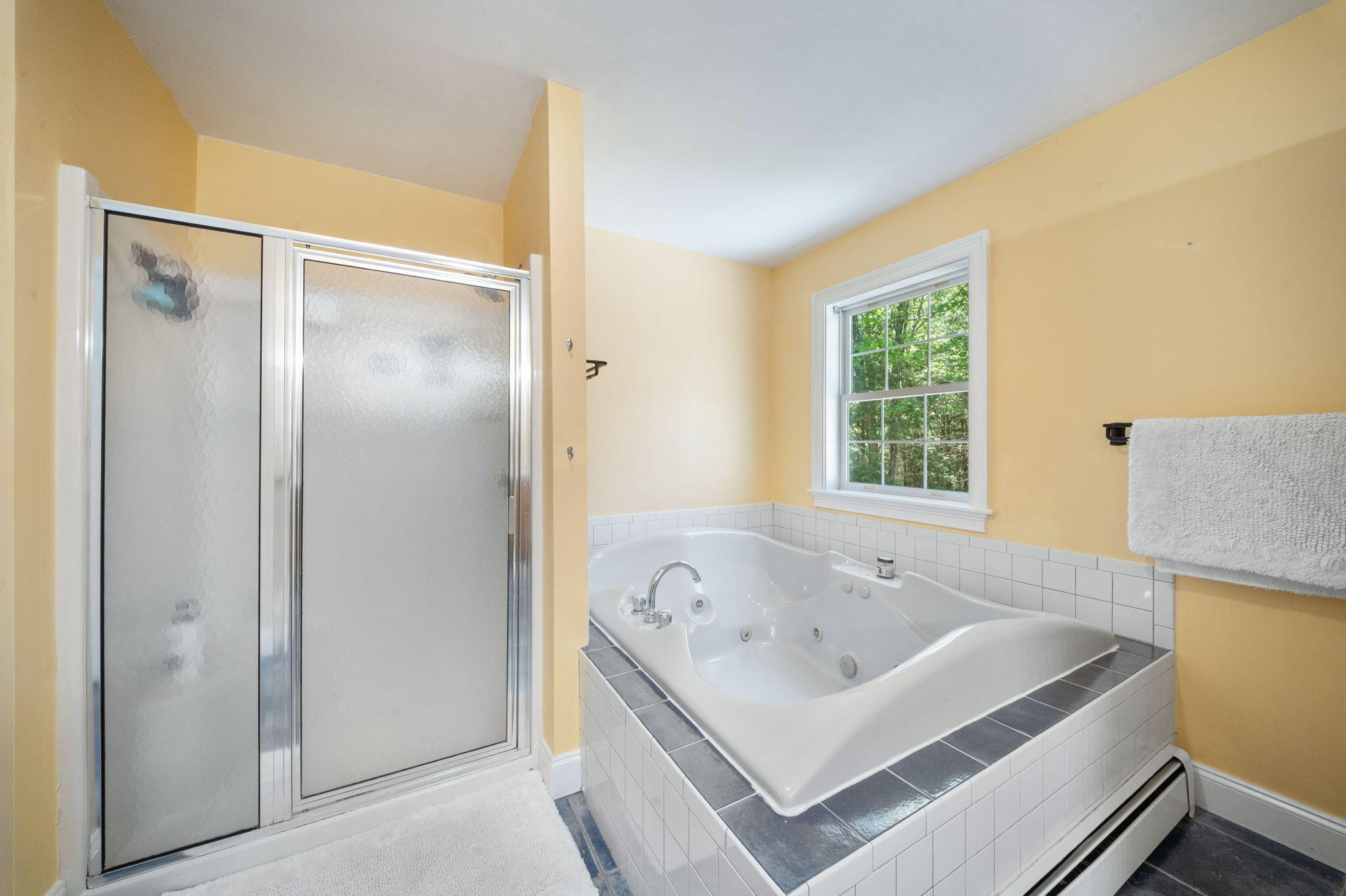 Shower and soaking tub