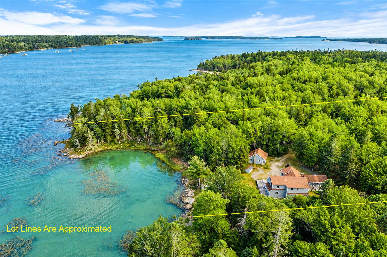 562 Rays Point Road, Milbridge, ME 04658 Lot lines are approximated