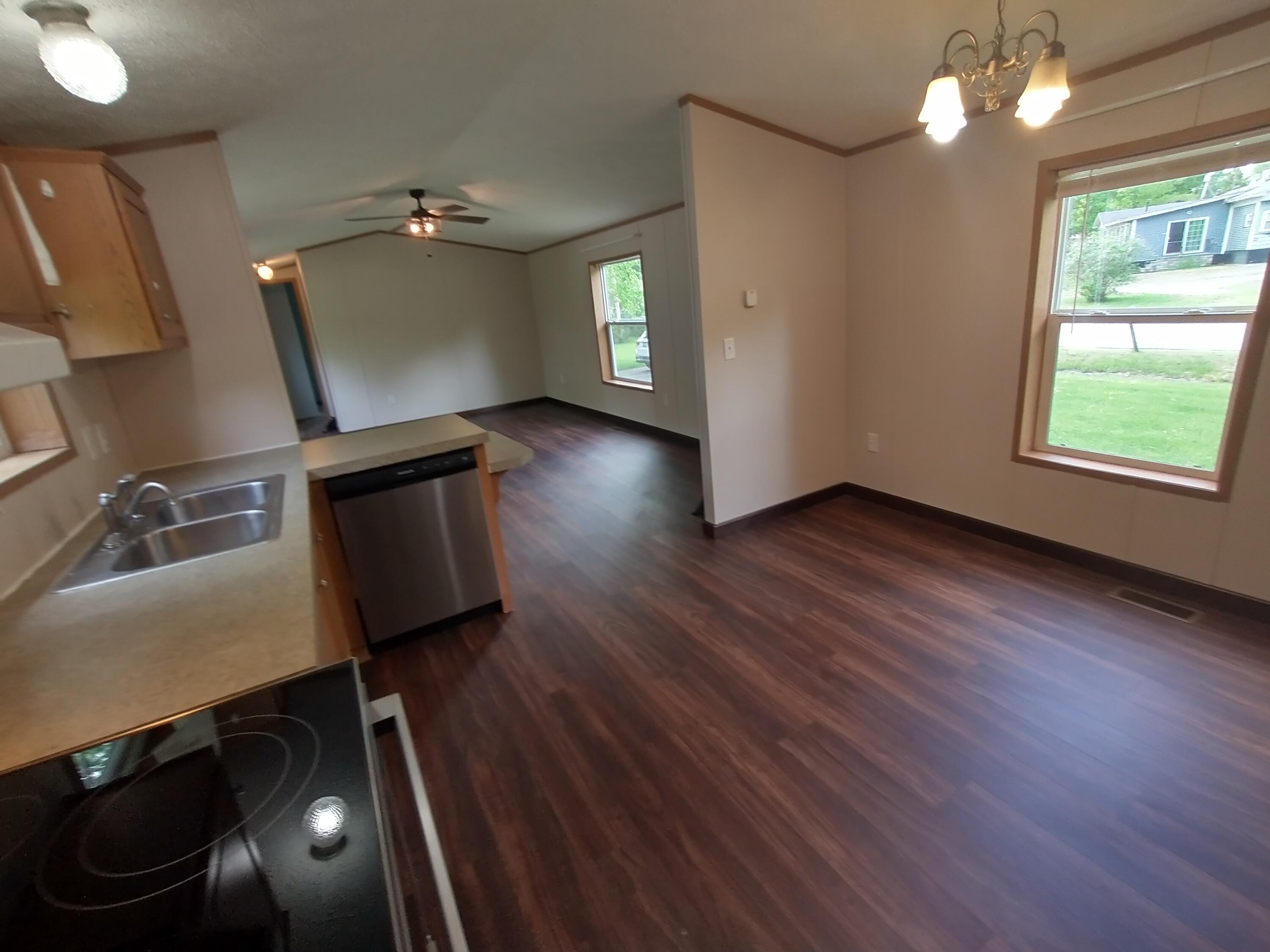 57 Carter Woods, Bradley, ME 04411 Kitchen with Dining Alcove in front window