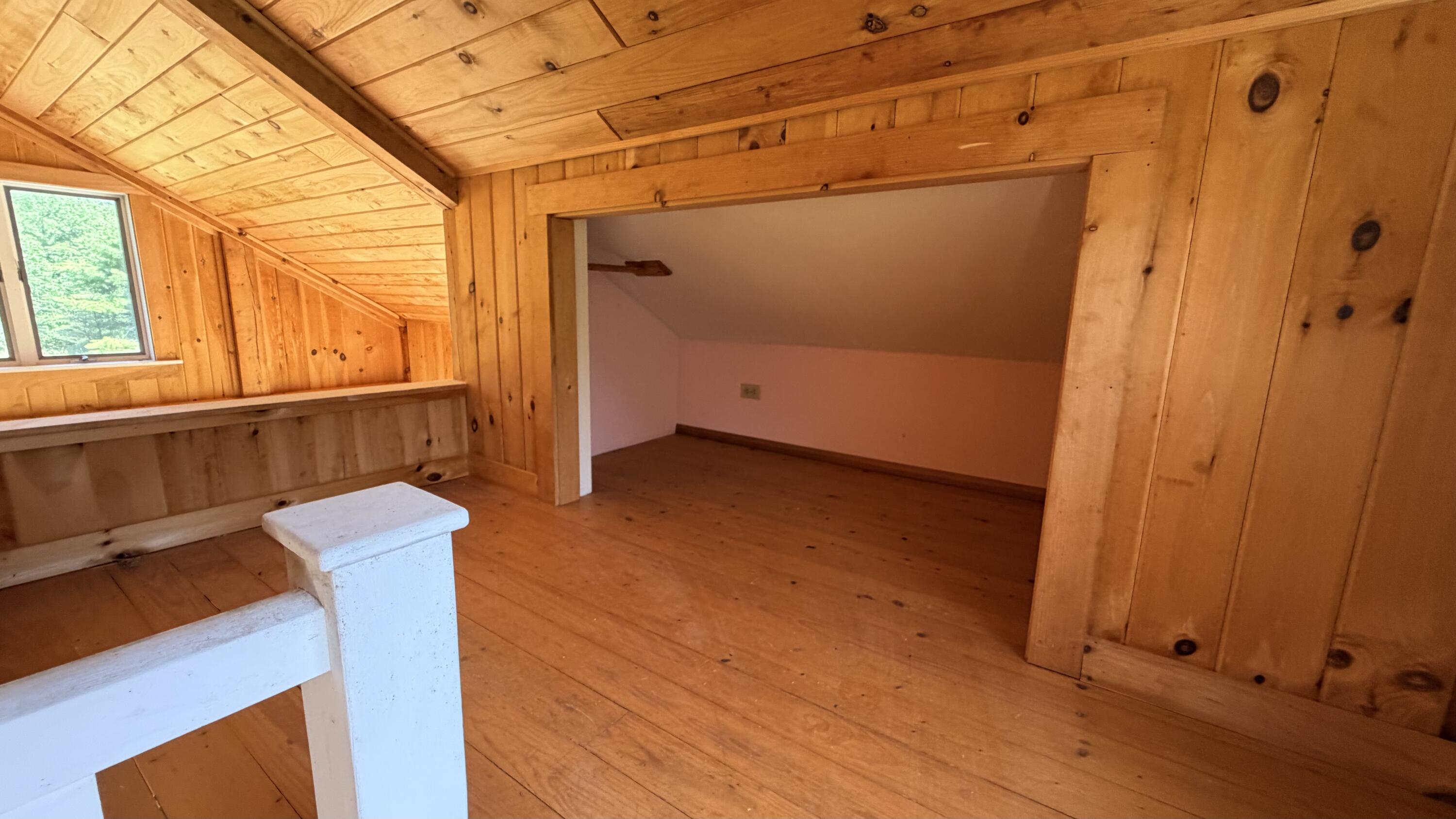 Bunkhouse attic closet