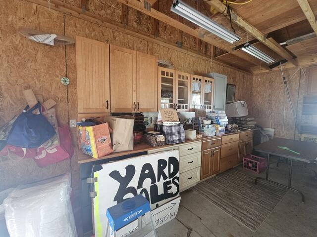 35.4 garage cabinets with lots of storag