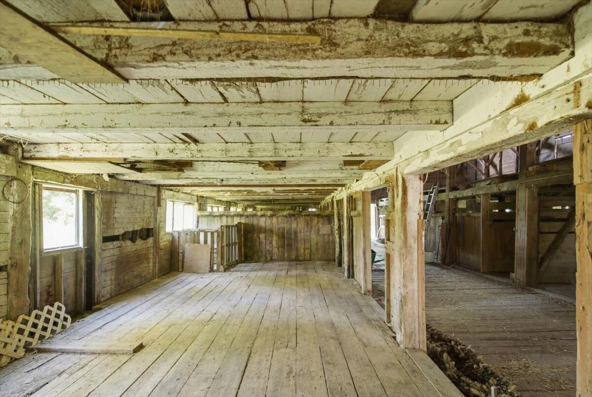 Barn interior