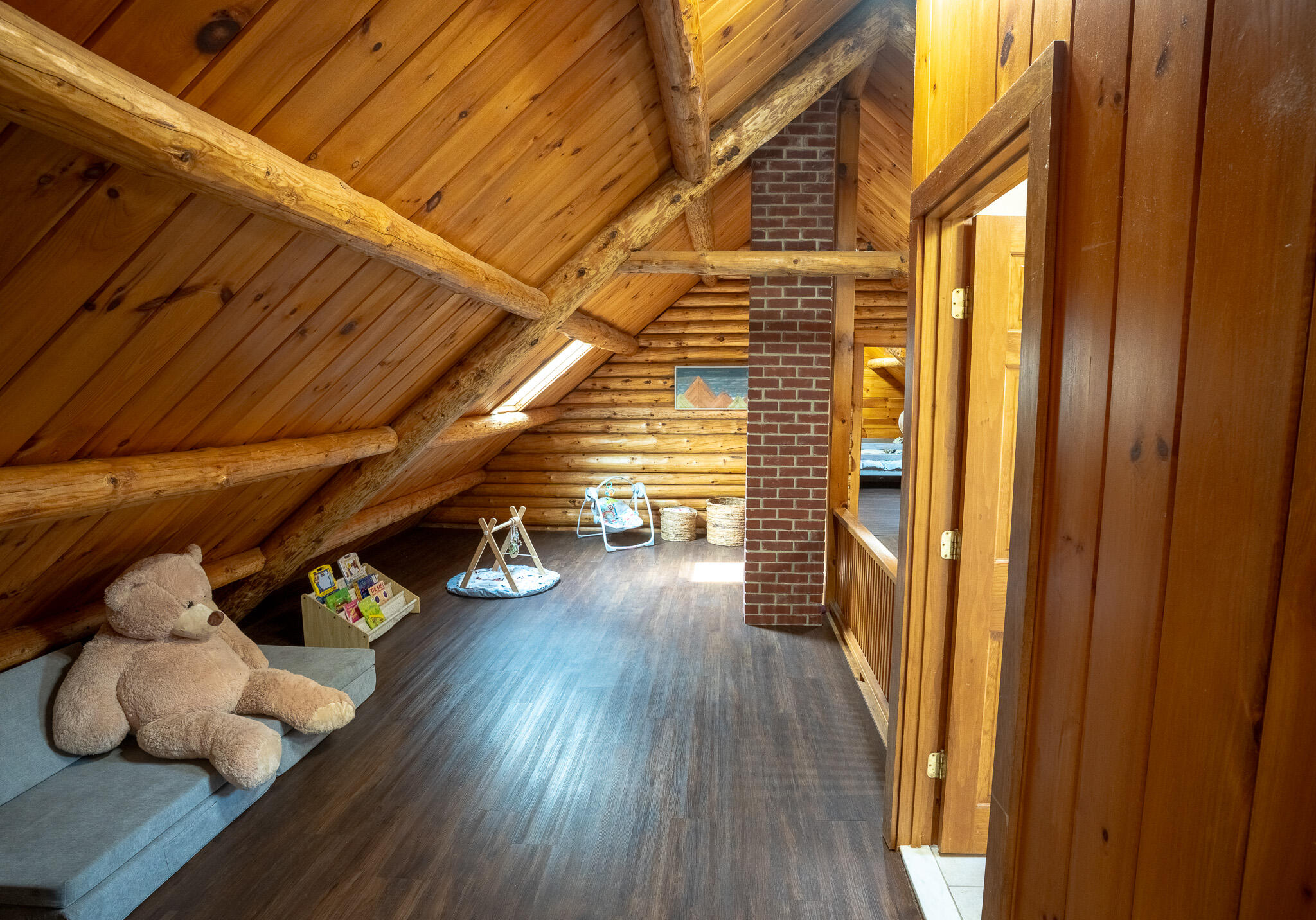 56 Merrill Corner Road, Brownfield, ME 04010 Upstairs hall/play area