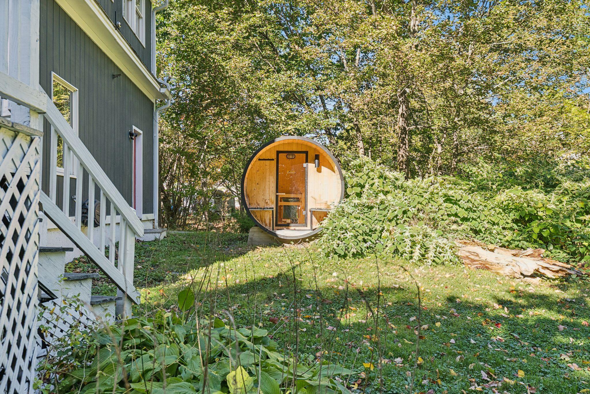 48 W Kidder Street, Portland, ME 04103 Backyard sauna