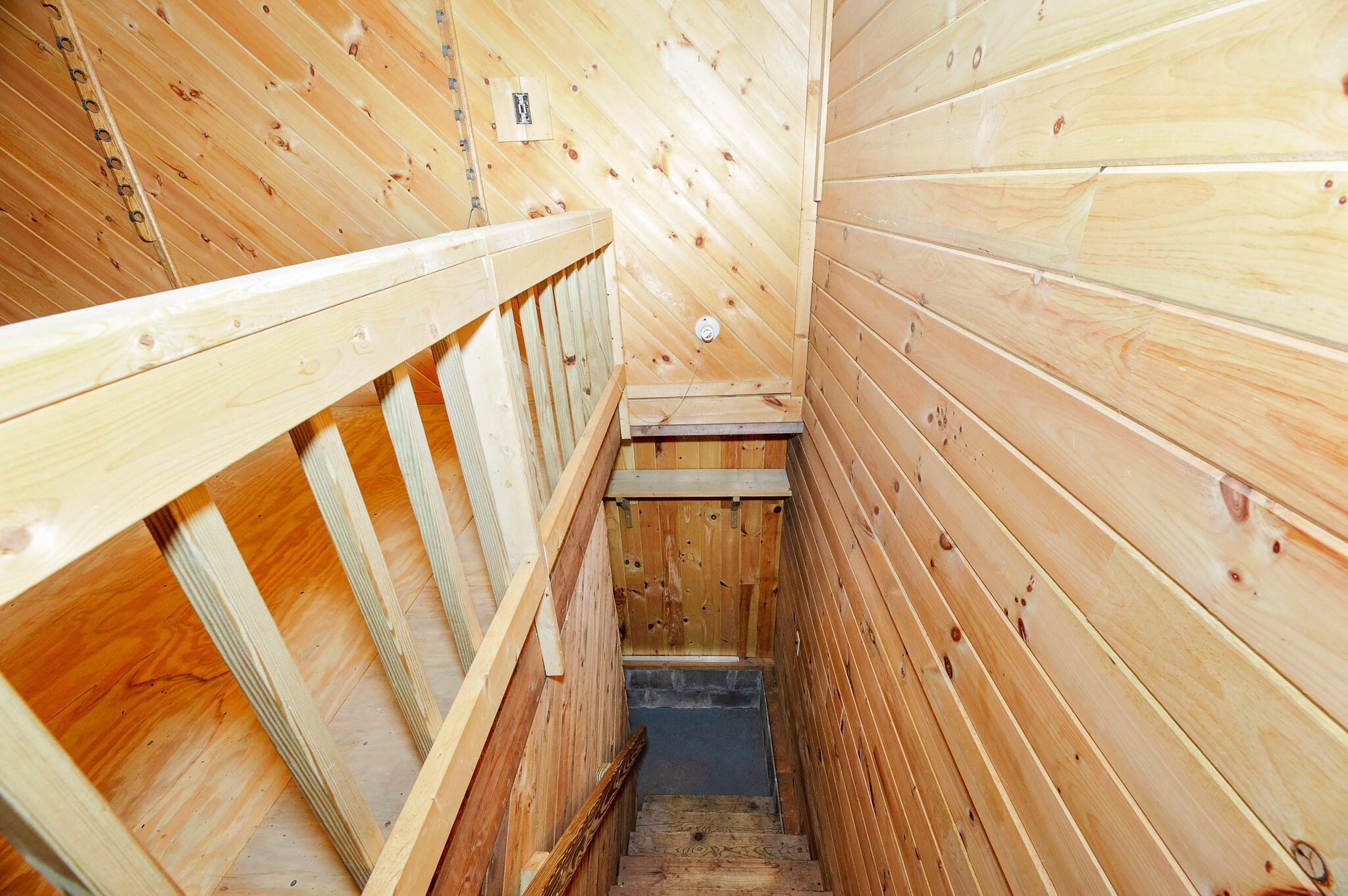 1574 Roxbury Road, Roxbury, ME 04275 Stairs to Upper Garage