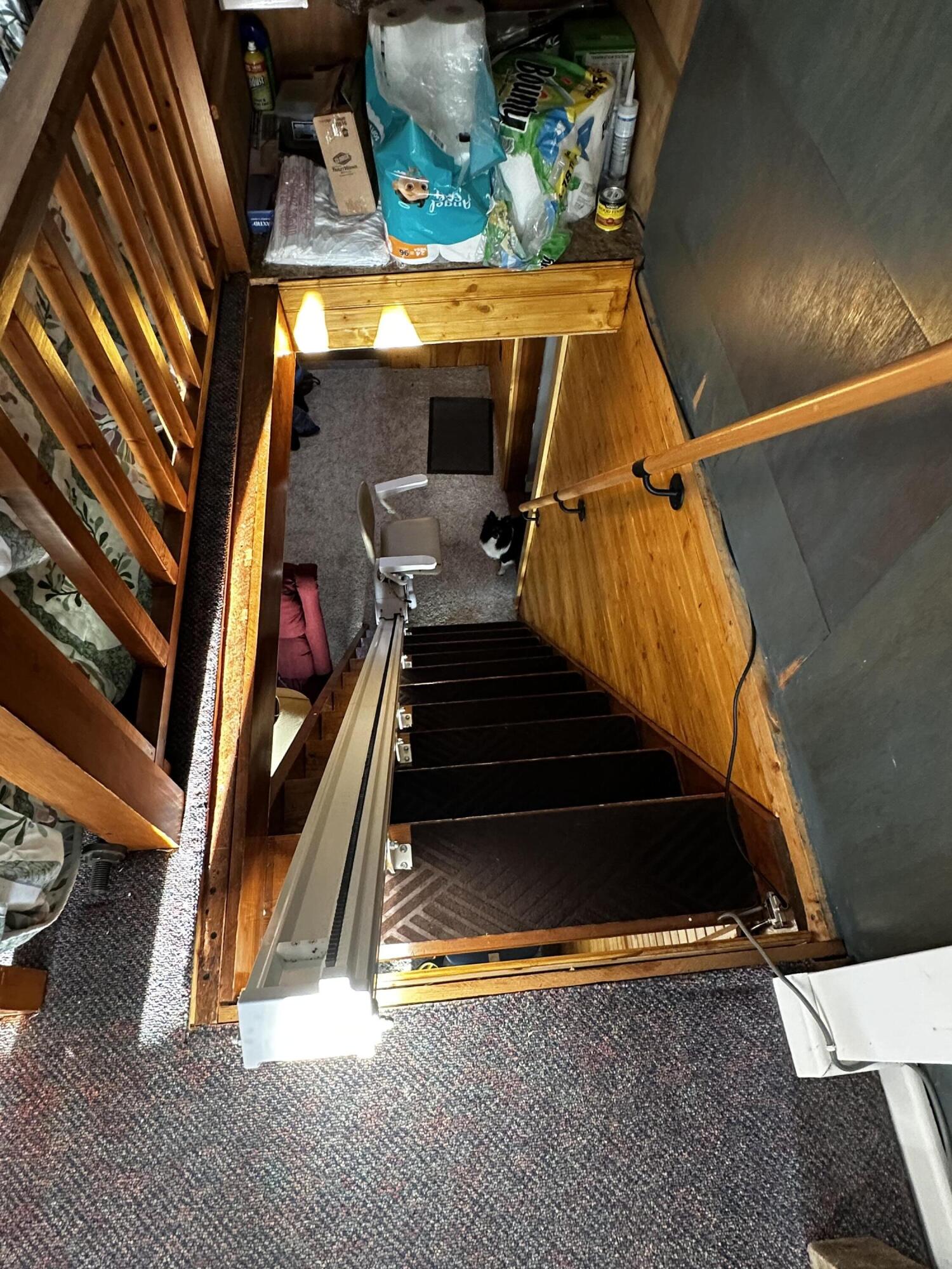 531 E Cottage Road, Portage Lake, ME 04768 loft steps and lift