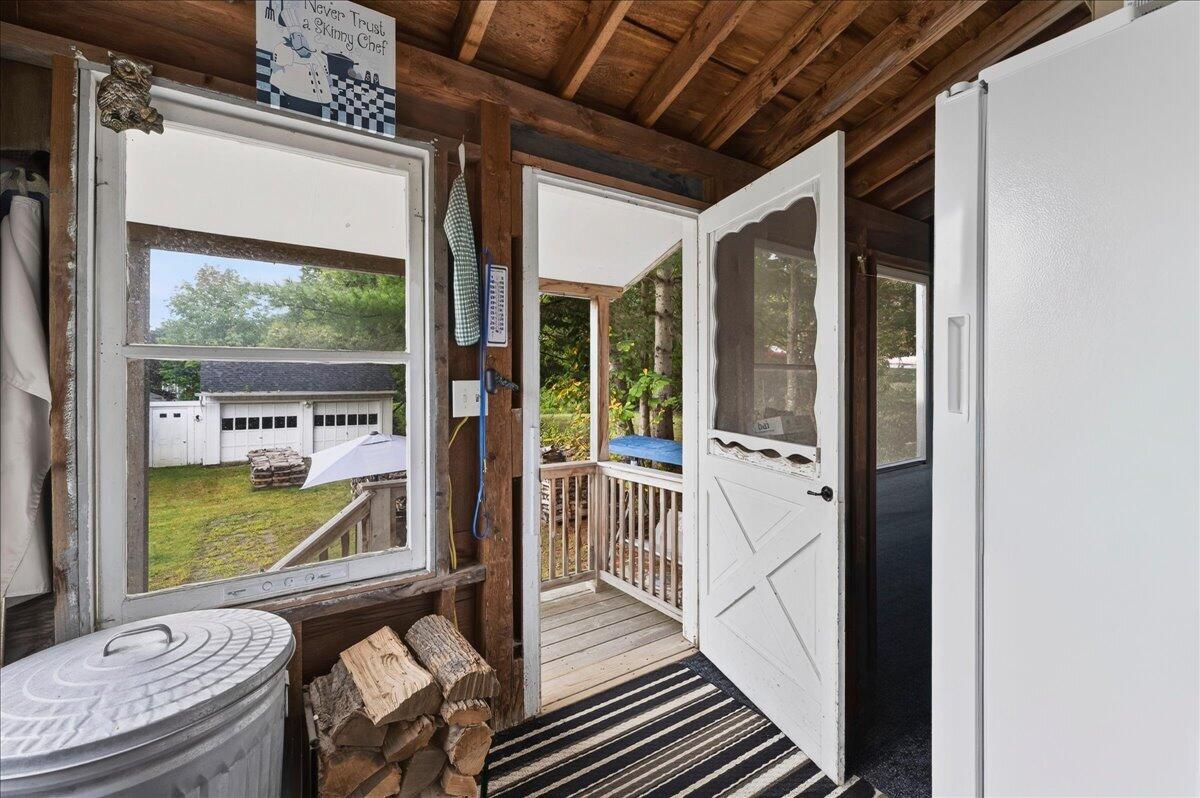 15 Commercial Street, Winterport, ME 04496 Back enclosed porch