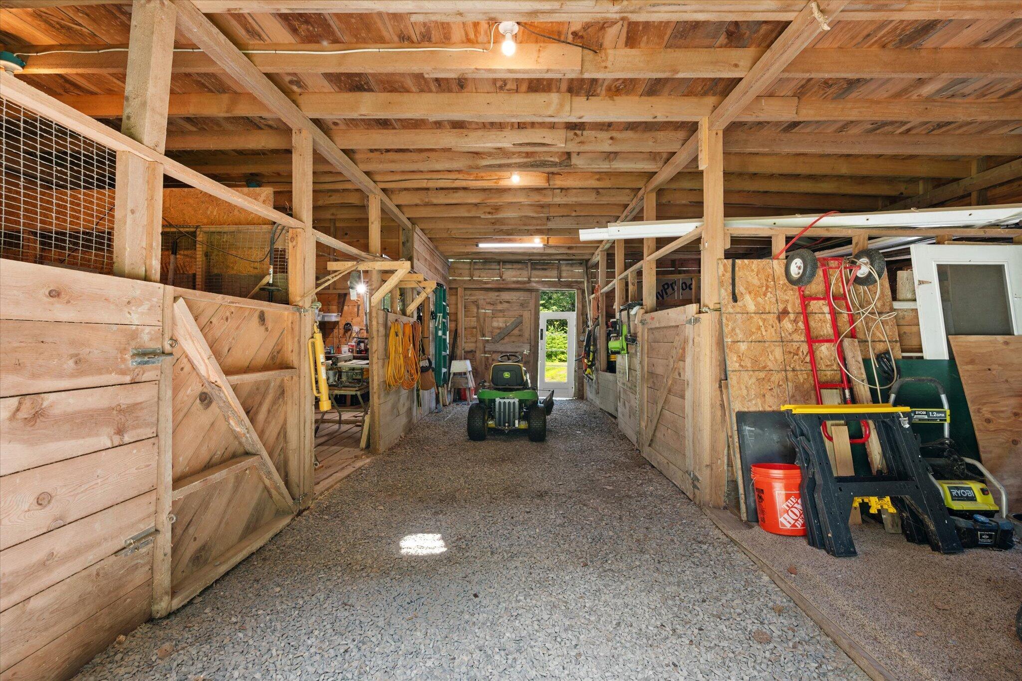 1002 Bennoch Road, Old Town, ME 04468 Barn w/Stalls...