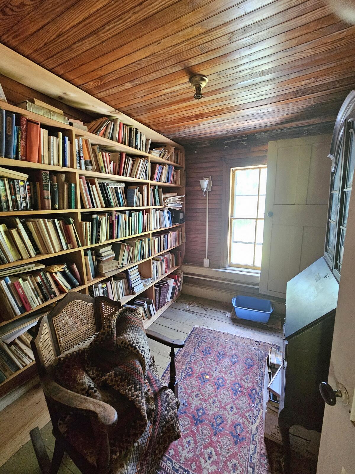 Upstairs book room