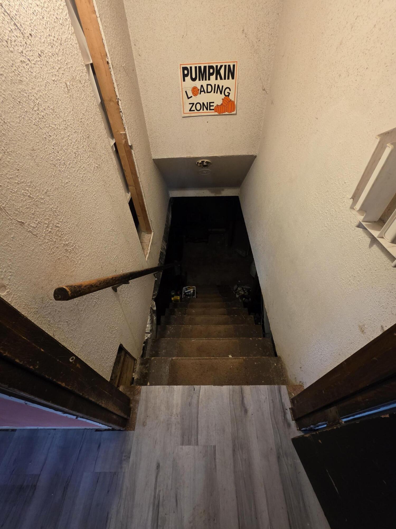 26 Pineview Avenue, Glenburn, ME 04401 Basement Stairs
