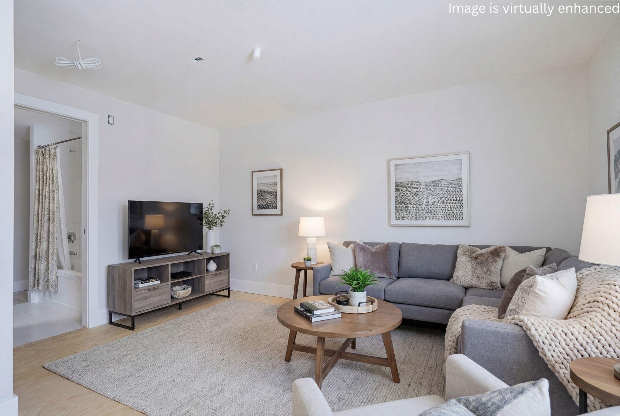 Unit 2 Living Room Virtually Staged