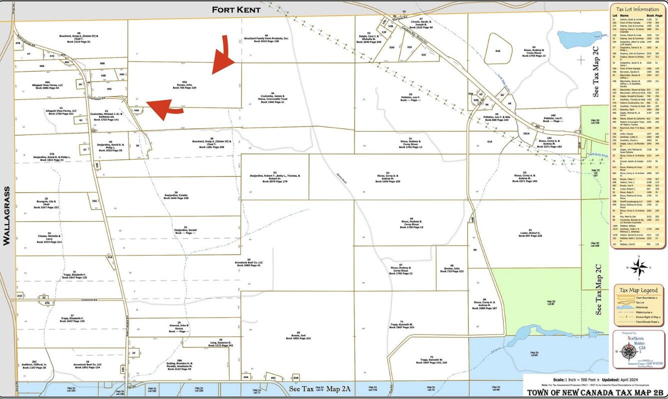 Photo of Map2BLot45 Coulombe Road New Canada ME 04743