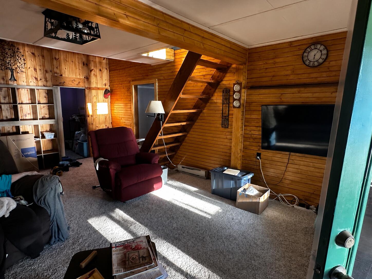 531 E Cottage Road, Portage Lake, ME 04768 living room