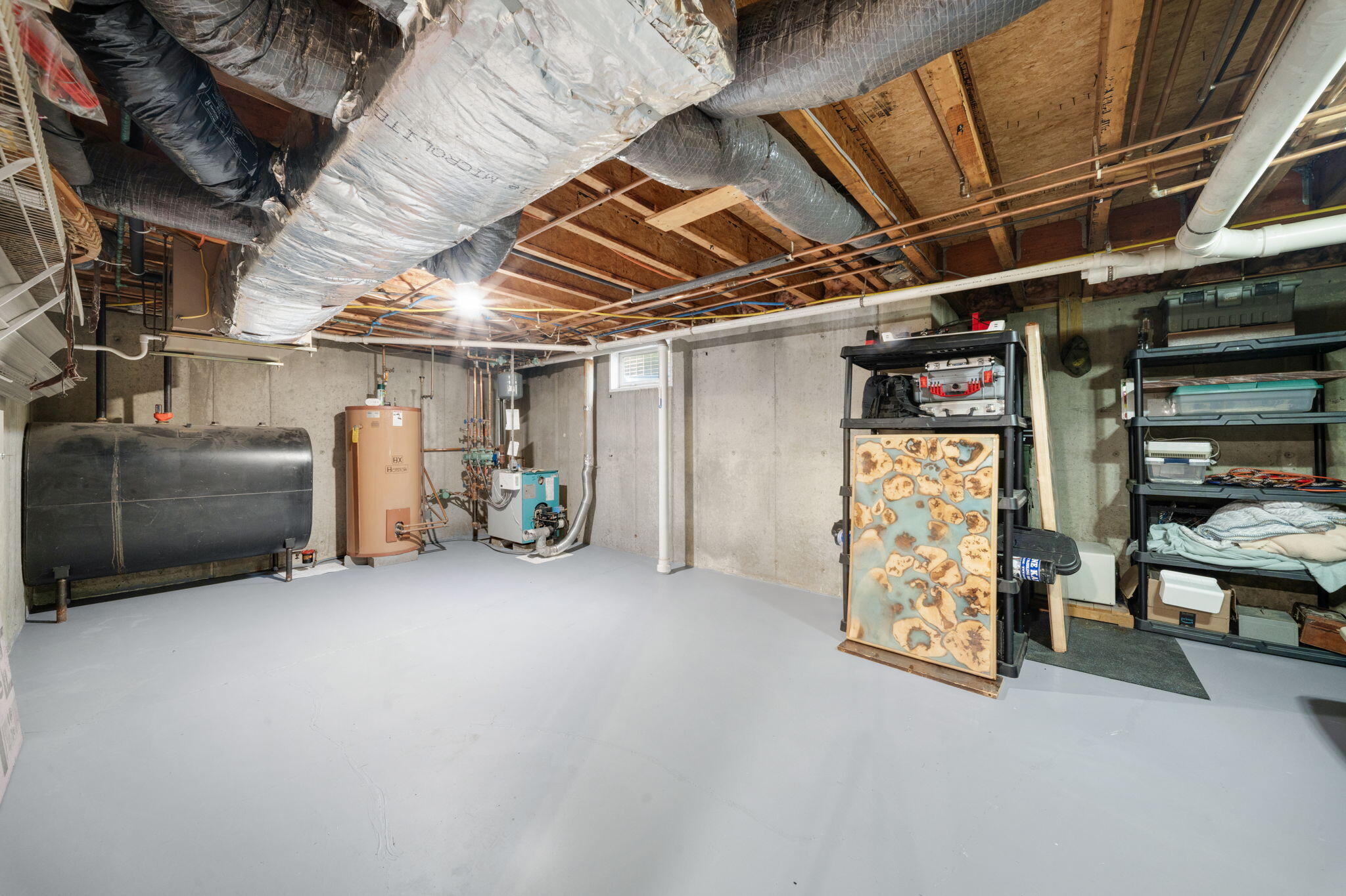 Basement utilites