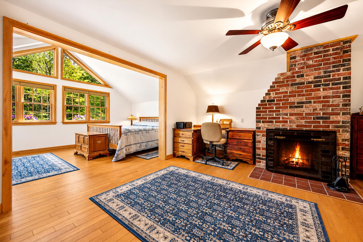 562 Rays Point Road, Milbridge, ME 04658 Den/Study with fireplace