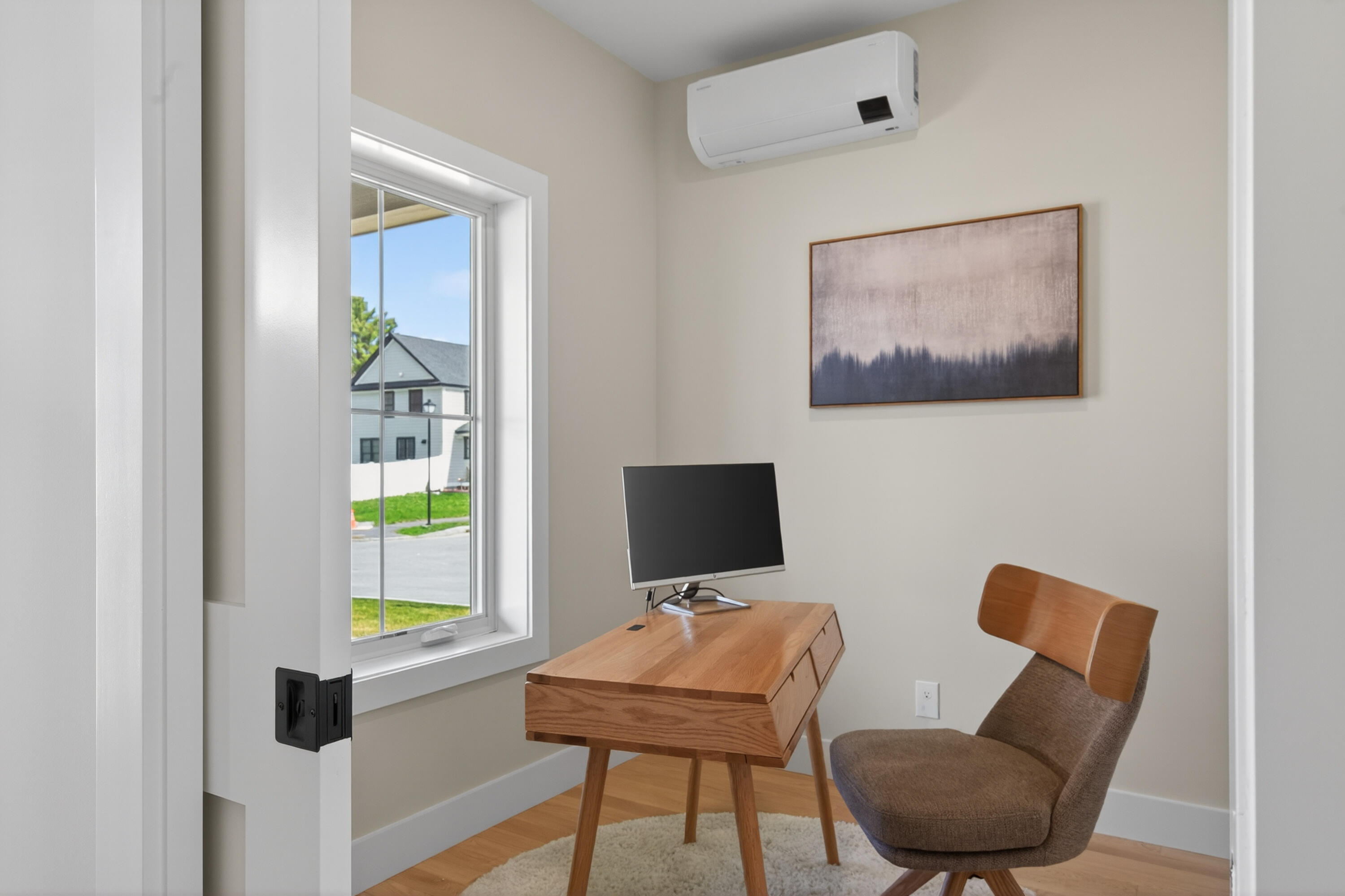 163 Owl's Nest Road, Portland, ME 04102 Office overlooks front yard