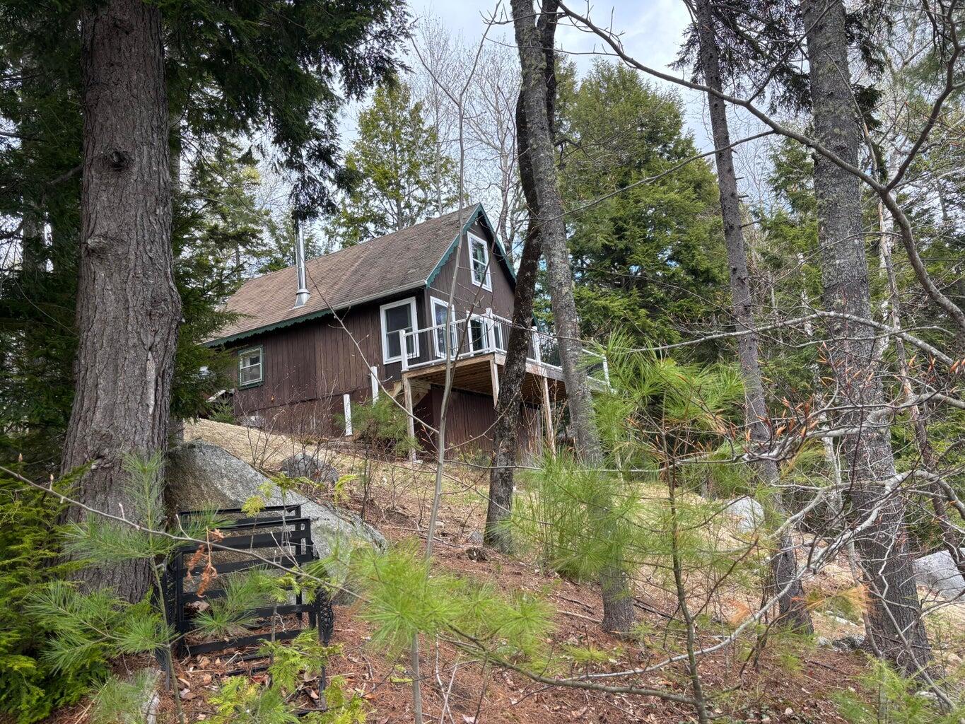 515 Rock Ridge Rd,Fire Road 17 Road, T1 R9 Wels, ME 04462 front of camp 1