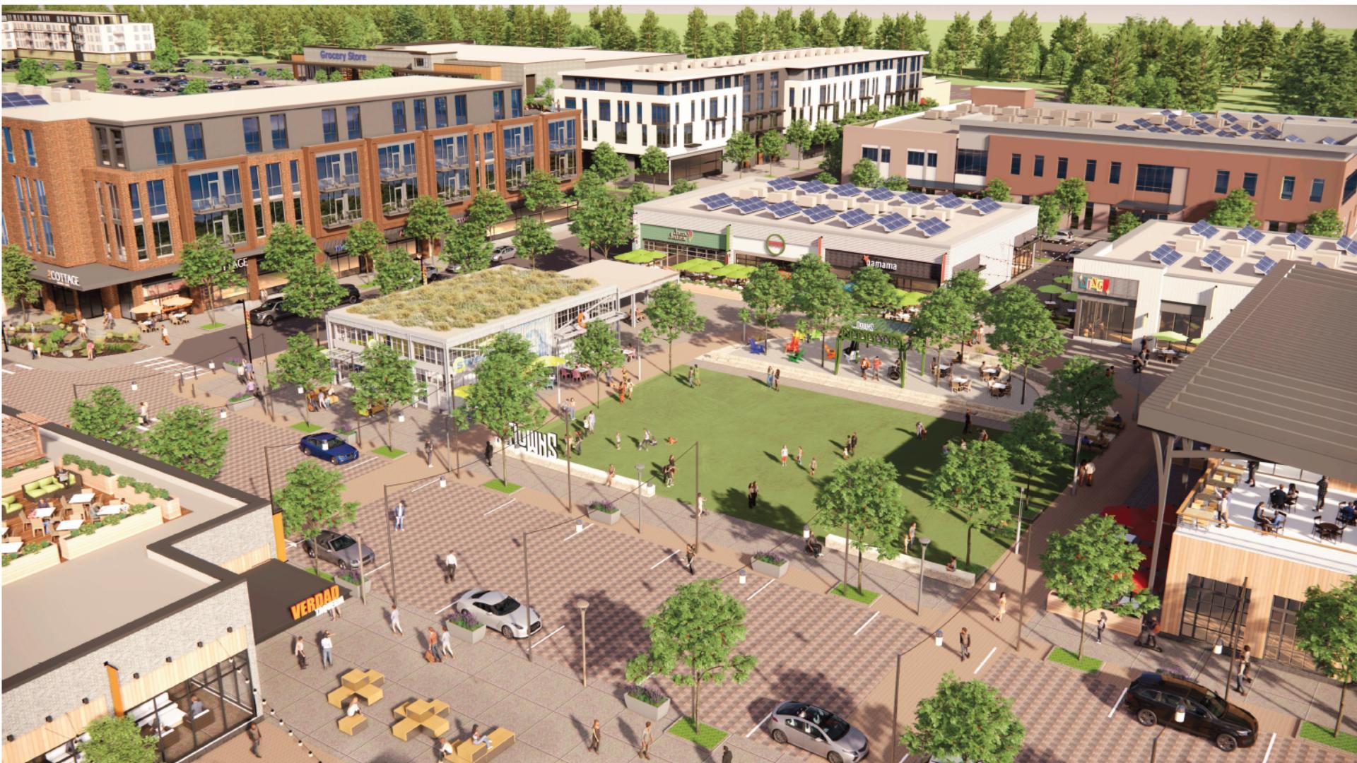 1 Cross Street, #446, Scarborough, ME 04074 Artistic rendering of future town center